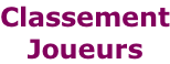 Classement Joueurs