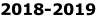 2018-2019